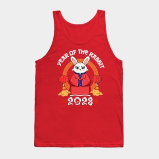 Yin Yan Bunny Zodiac Chinese New Year 2023 Year of Rabbit Tank Top